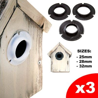 metal plates for bird boxes|bird box plate hole.